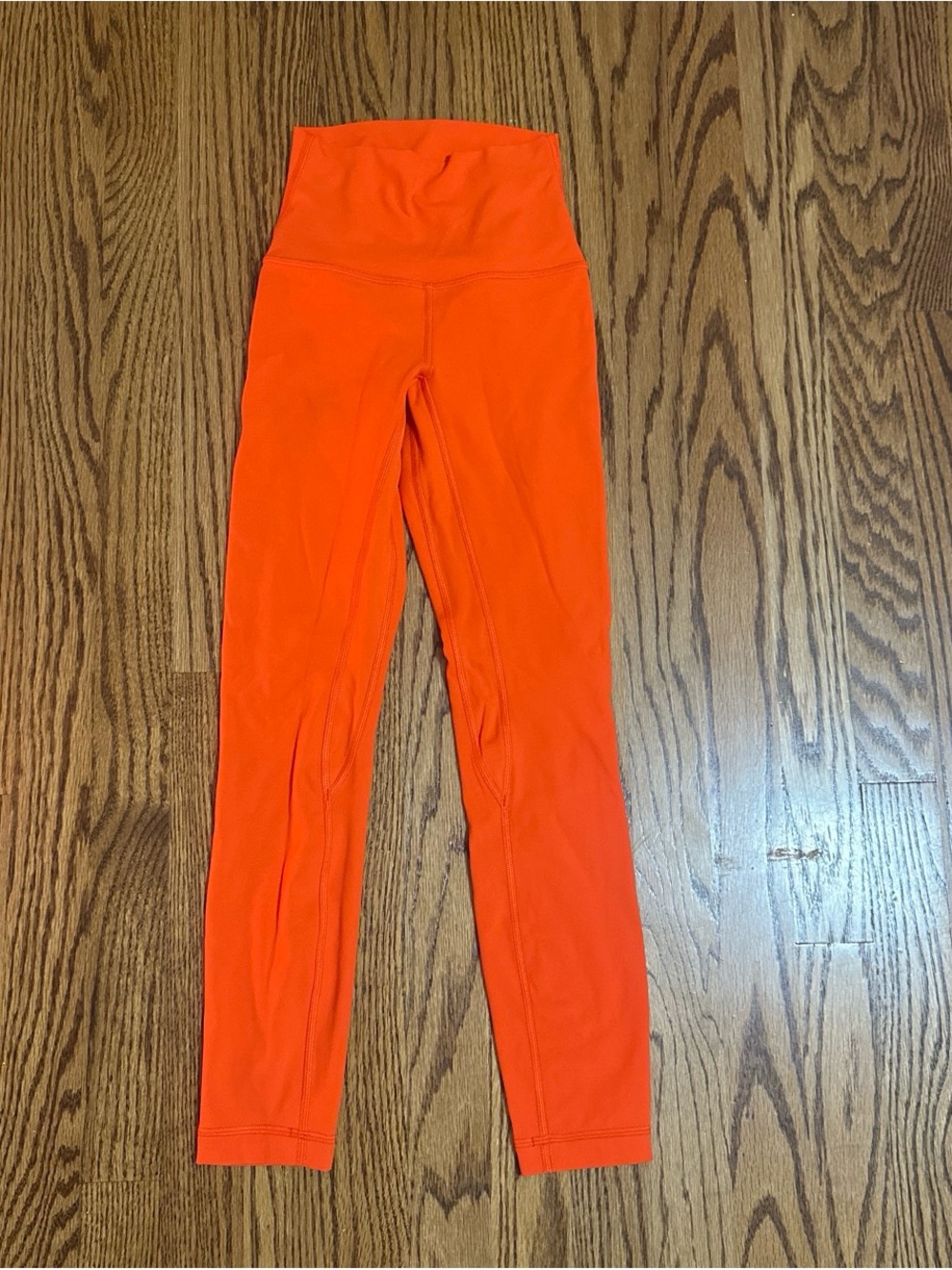 lululemon athletica Bright Orange High-Waist Leggings